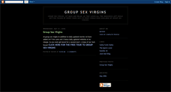 Desktop Screenshot of group-sex-virgins.blogspot.com