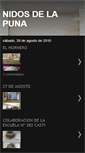 Mobile Screenshot of nidosdelapuna.blogspot.com