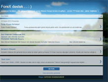 Tablet Screenshot of forexdestek.blogspot.com