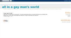 Desktop Screenshot of gaysworld.blogspot.com