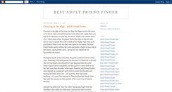 Desktop Screenshot of bestadultfriendfinder1.blogspot.com