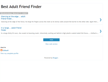 Tablet Screenshot of bestadultfriendfinder1.blogspot.com