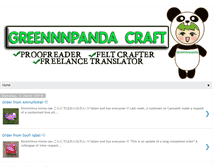 Tablet Screenshot of greennnpandacraft.blogspot.com