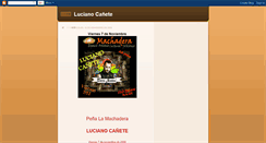 Desktop Screenshot of lucianocaniete.blogspot.com