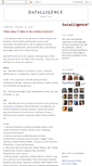 Mobile Screenshot of datalligence.blogspot.com