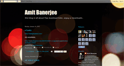 Desktop Screenshot of amit-banerjee.blogspot.com