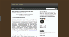 Desktop Screenshot of labioscomoespadas.blogspot.com