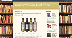 Desktop Screenshot of lorrieswineandfoodworld.blogspot.com