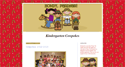 Desktop Screenshot of kindergartencowpokes.blogspot.com