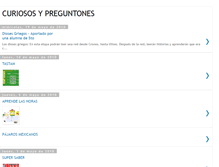Tablet Screenshot of curiososypreguntones.blogspot.com