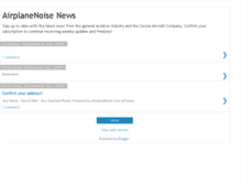 Tablet Screenshot of airplanenoise.blogspot.com