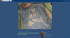 Desktop Screenshot of mothernholic.blogspot.com