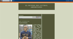 Desktop Screenshot of mundofutbolamericano.blogspot.com