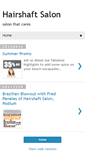 Mobile Screenshot of hairshaft-salon.blogspot.com