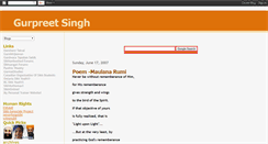 Desktop Screenshot of gurpzsingh.blogspot.com