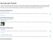 Tablet Screenshot of my-cats-are-french.blogspot.com
