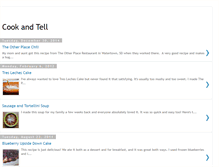 Tablet Screenshot of icookandtell.blogspot.com