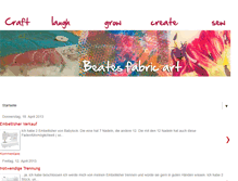 Tablet Screenshot of beates-fabric-art.blogspot.com