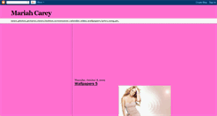 Desktop Screenshot of mariahcarey-wallpapers.blogspot.com