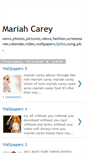 Mobile Screenshot of mariahcarey-wallpapers.blogspot.com