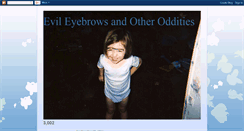 Desktop Screenshot of evileyebrows.blogspot.com