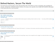 Tablet Screenshot of defendhackers.blogspot.com