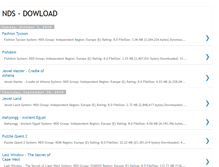 Tablet Screenshot of ndsdowload.blogspot.com