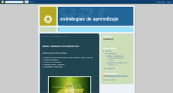 Desktop Screenshot of estrategiasdeaprendizaje1.blogspot.com