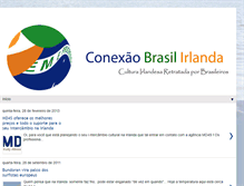 Tablet Screenshot of conexaobrasilirlanda.blogspot.com