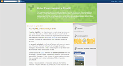 Desktop Screenshot of mutui-finanziamenti-prestiti.blogspot.com