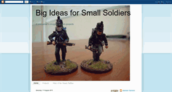 Desktop Screenshot of bigideasforsmallsoldiers.blogspot.com