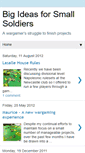 Mobile Screenshot of bigideasforsmallsoldiers.blogspot.com