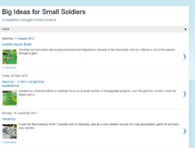 Tablet Screenshot of bigideasforsmallsoldiers.blogspot.com