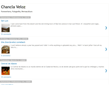 Tablet Screenshot of chanclaveloz.blogspot.com