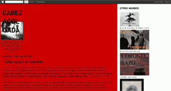 Desktop Screenshot of cabezacolgada.blogspot.com