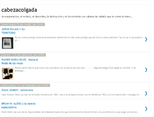 Tablet Screenshot of cabezacolgada.blogspot.com
