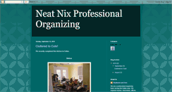 Desktop Screenshot of neatnixprofessionalorganizing.blogspot.com