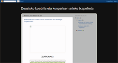 Desktop Screenshot of deustukotxapelketa.blogspot.com