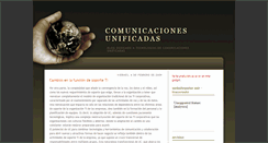 Desktop Screenshot of comunicacionesunificadas.blogspot.com