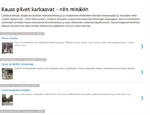 Tablet Screenshot of kauaspilvetkarkaavat-niinminakin.blogspot.com