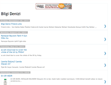 Tablet Screenshot of bilgideniziniz.blogspot.com
