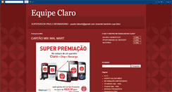Desktop Screenshot of equipeclaro.blogspot.com