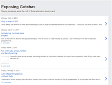 Tablet Screenshot of exposinggotchas.blogspot.com