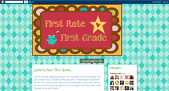 Desktop Screenshot of firstratefirstgrade.blogspot.com