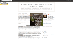 Desktop Screenshot of dinnercelebration.blogspot.com