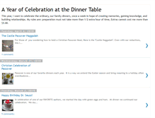 Tablet Screenshot of dinnercelebration.blogspot.com