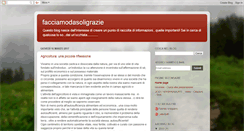 Desktop Screenshot of facciamodasoligrazie.blogspot.com