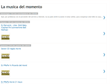 Tablet Screenshot of lamusicadelmomentoo.blogspot.com