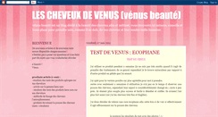 Desktop Screenshot of les-cheveux-de-venus.blogspot.com
