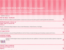 Tablet Screenshot of les-cheveux-de-venus.blogspot.com